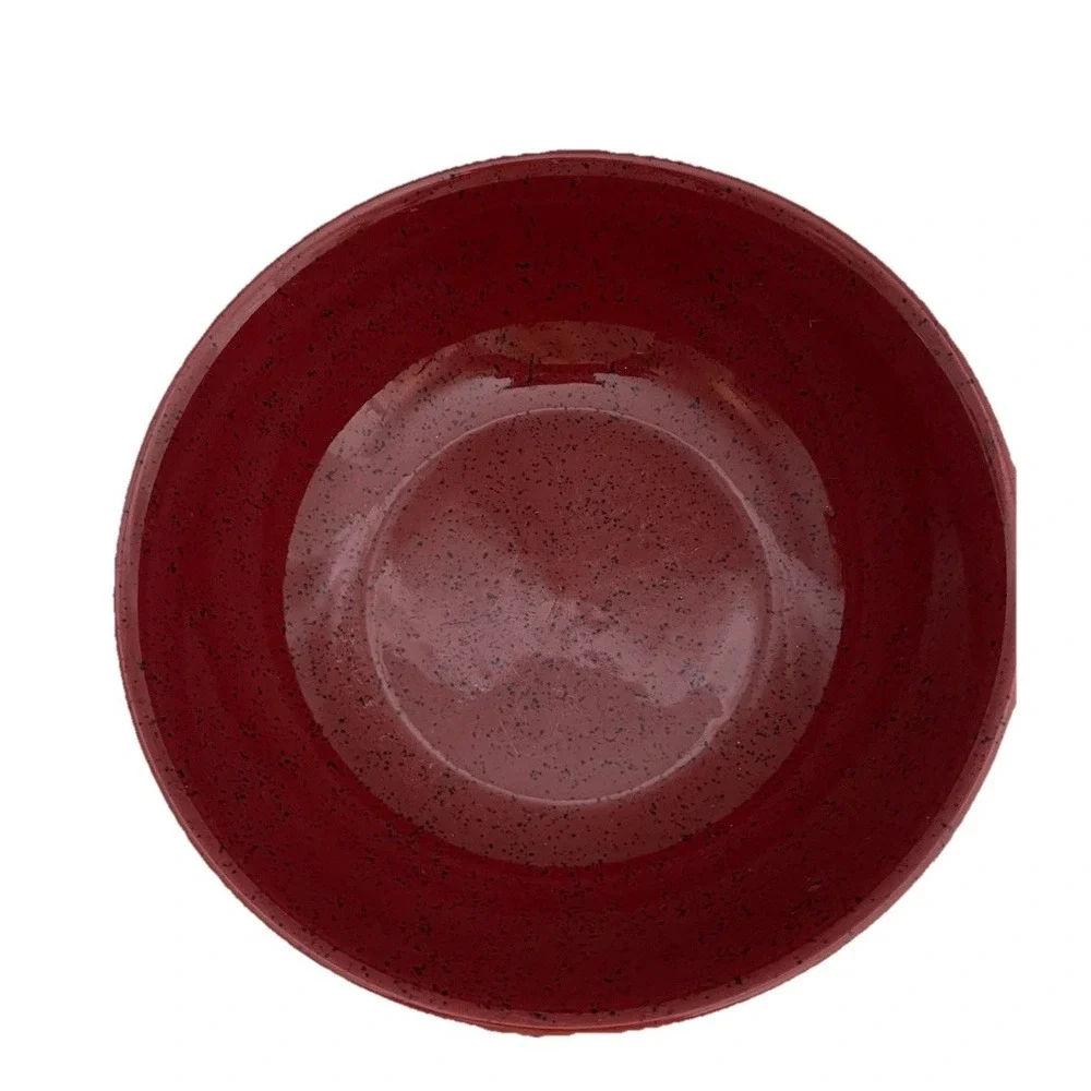 Denby England  Harlequin‎ Red Blue Large Pasta Salad  Serving Bowl 11 3/4